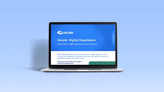 Zscaler Digital Experienceのデータ シート